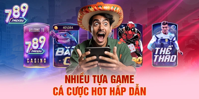 Các tựa game cá cược hấp dẫn tại oxbet
